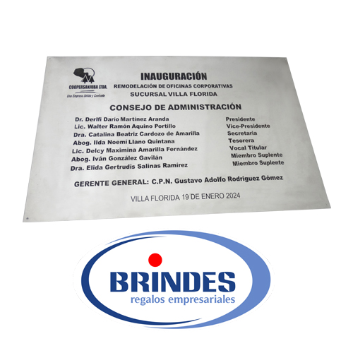 Placa Acero Coopersanjuba Ltda